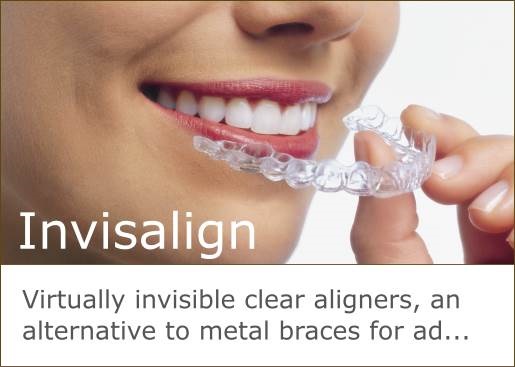 Invisalign offers invisible clear aligners as an alternative to metal braces.