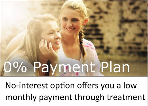 No-interest option offering even payments throughout your treatment.